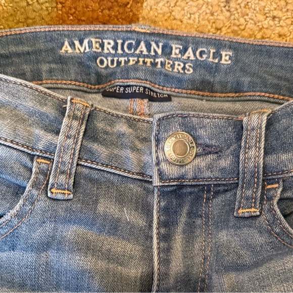 American Eagle Outfitters Light Blue Skinny Jeans - Picture 3 of 4